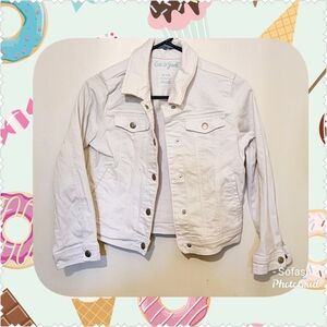 Cat & Jack White jean jacket